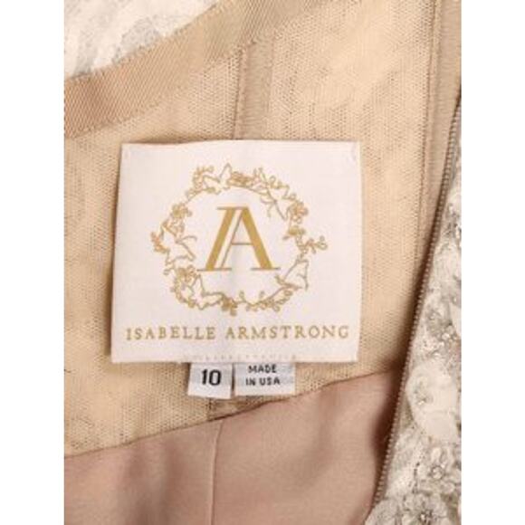 ISABELLE ARMSTRONG Willow Sleeveless V Neck Aline Beading Lace Wedding Dress 10 - Picture 12 of 12